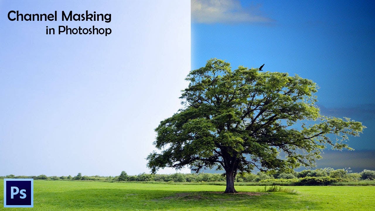 Photoshop Tutorial -  How to Change Sky Using Channel Masking in Photoshop CC |Graphics Canyon|