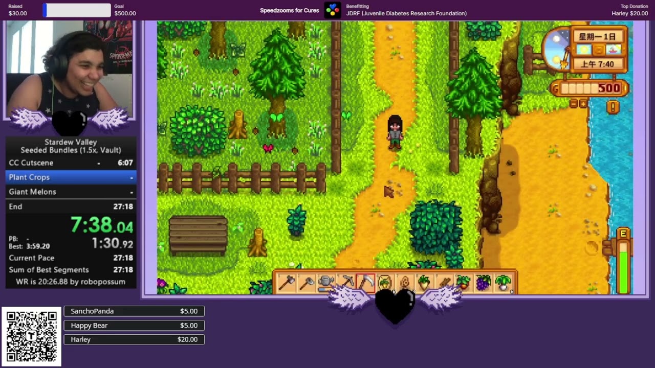 Stardew Valley Speedrun | Seeded Vault% in 23:14