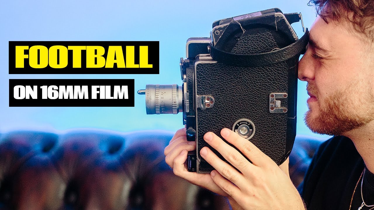 Shooting Football on a 1968 Bolex Film Camera 16mm