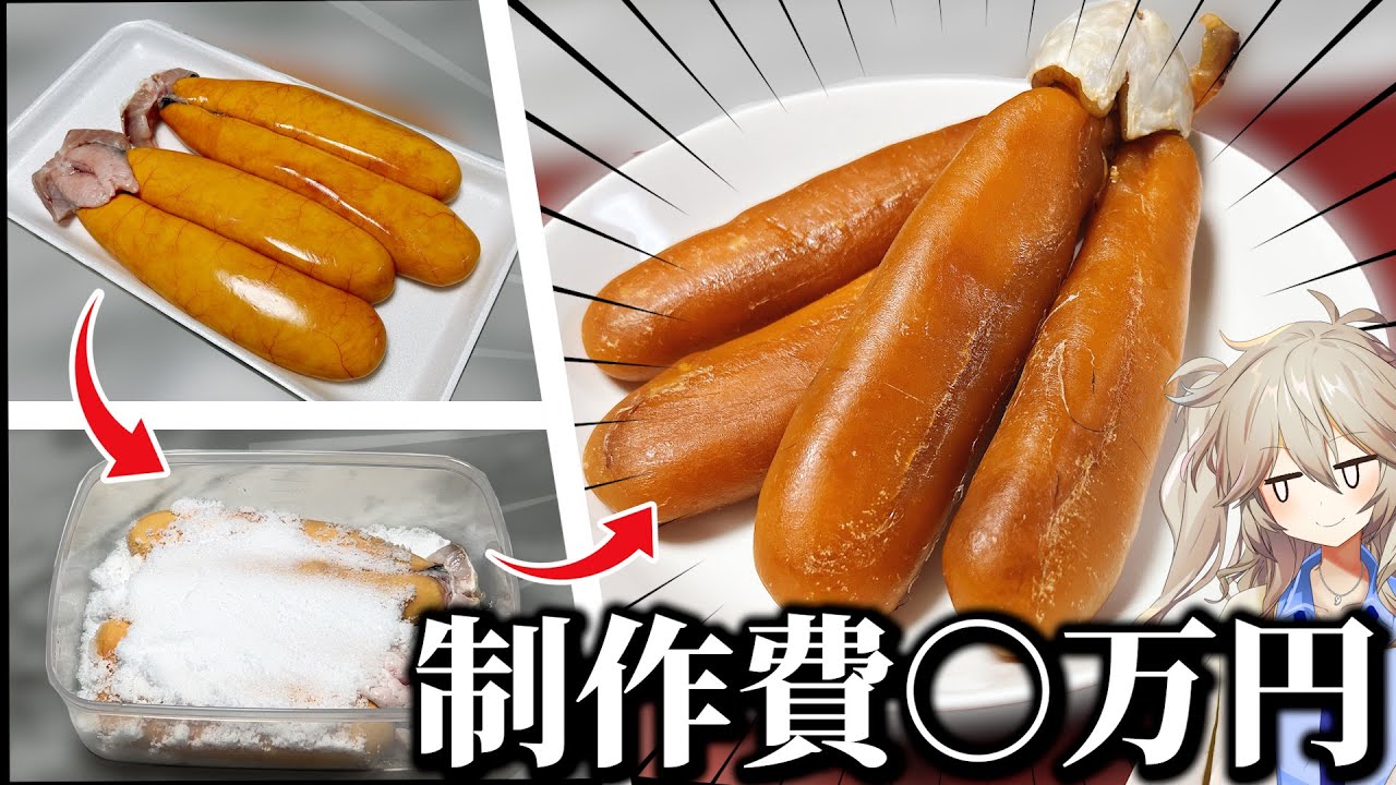 【2026年版】高級珍味カラスミを1ヶ月かけて作ってみた！