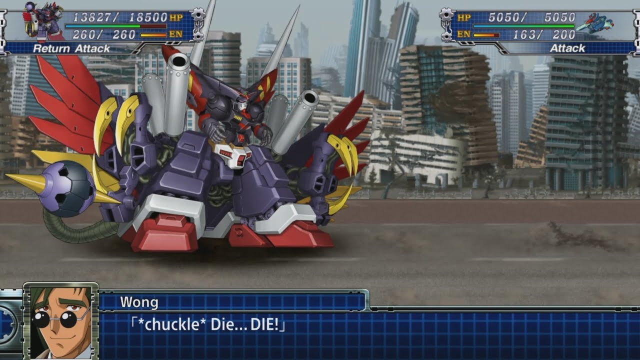 Super Robot Wars T - Grand Master Gundam Attacks