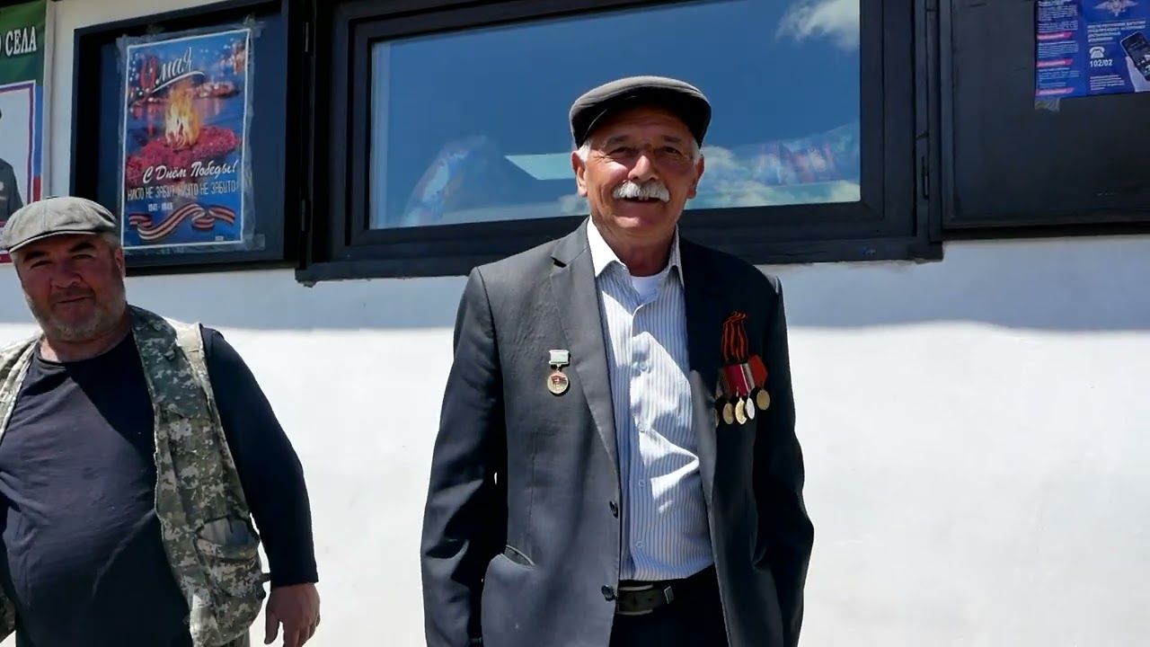 Открытие мемориала памяти воинам ВОВ в сел Ихрек Рутульский район 7 05 2025 год