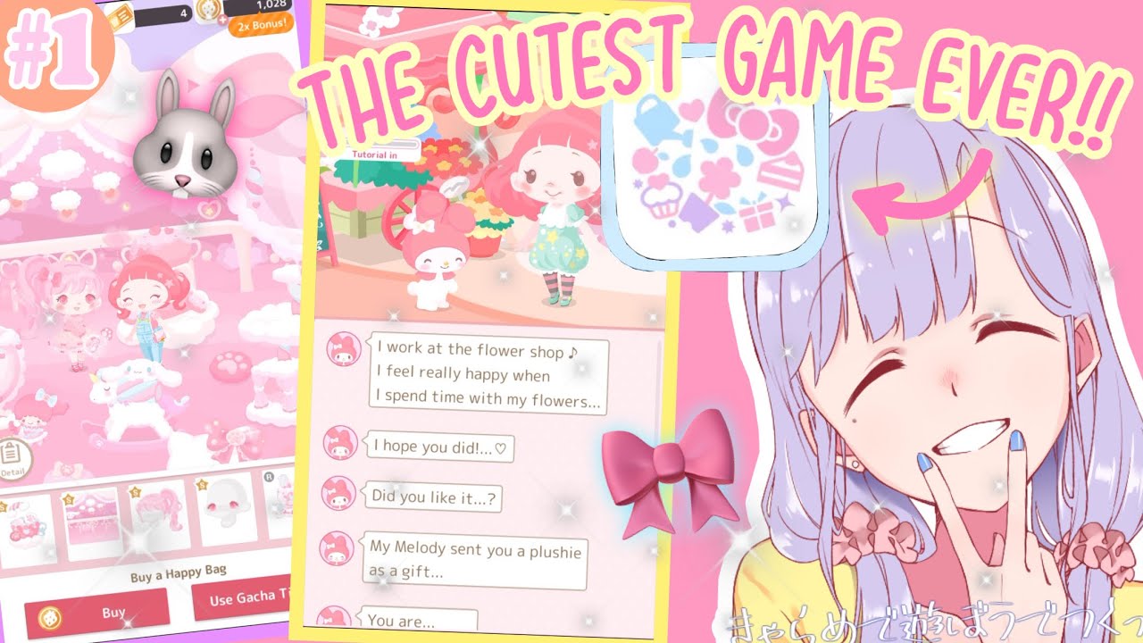 【ASMR】Hello Sweet Days #1 🎀 (In-game sounds)