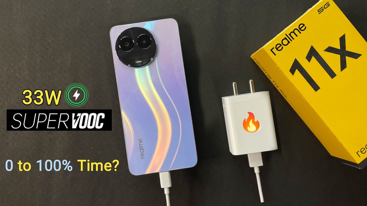 Realme 11x 5g Charging Test🔋 33w Charger | 0 to 100% Charging Time, Realme 11x 5g