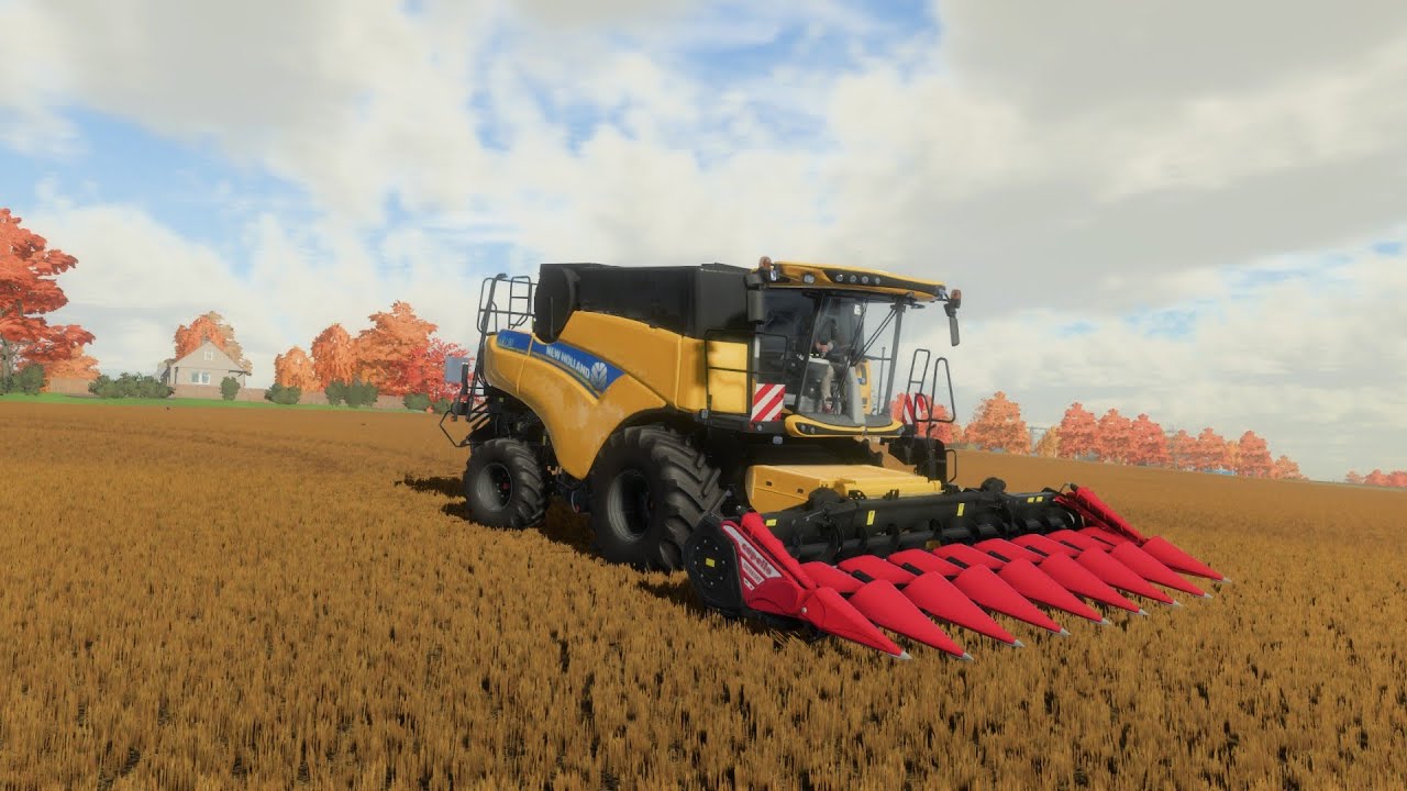 FS22 / Карта Шевченково / Собираем кукурузу.