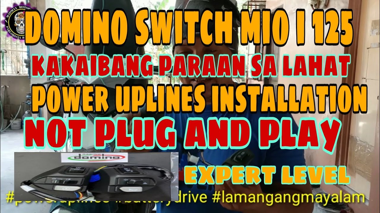 DOMINO SWITCH INSTALLATION ON MIO I 125S/M3 | POWER UP LINES + BATTERY DRIVE COMBO | EXPERT LEVEL