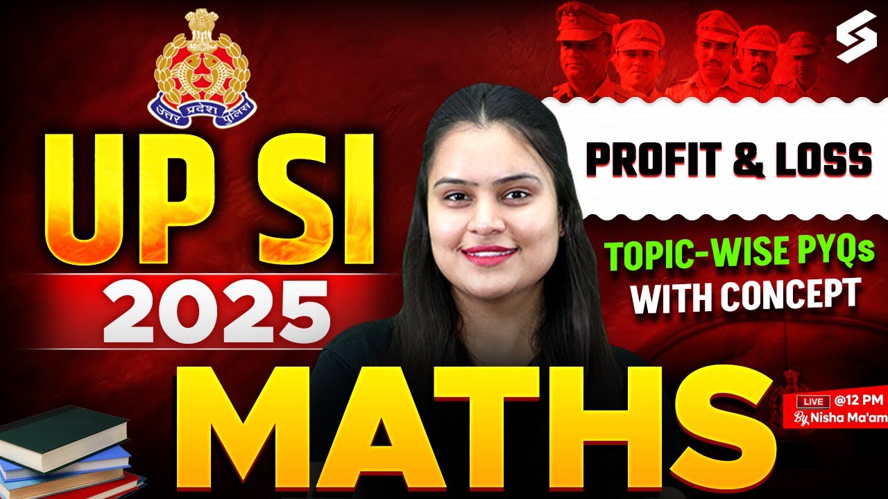 PROFIT and LOSS for UPSI 2025 Exam | UPSI Profit And Loss Practice Set | Nisha Ma'am | TESTBOOK