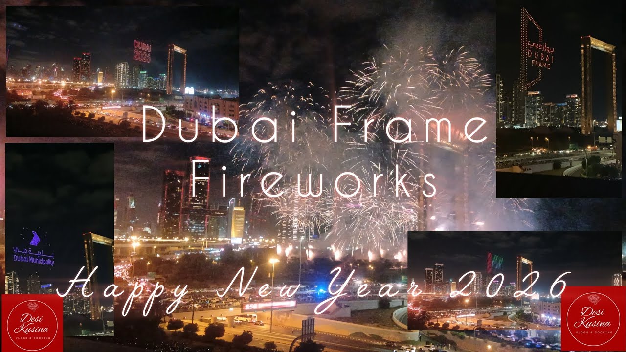  Dubai Frame Fireworks Display 2026 #trending #yt #youtube  