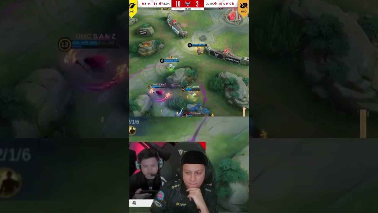 ONIC VS RRQ GAME 1 MPLS13 #mobilelegends #mplid #shortvideo #mpls13 #shorts