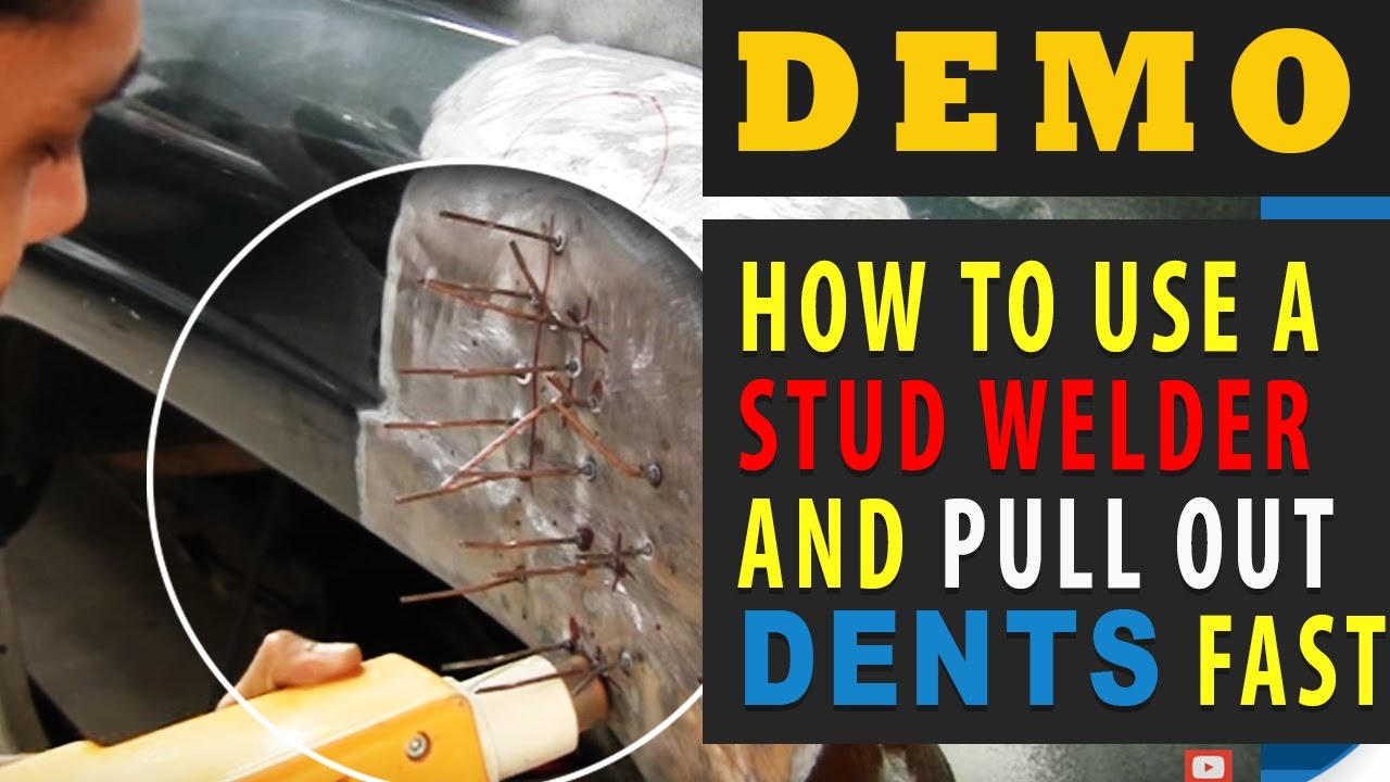 DEMO: How To Use a Stud Welder and Pull Out Dents FAST