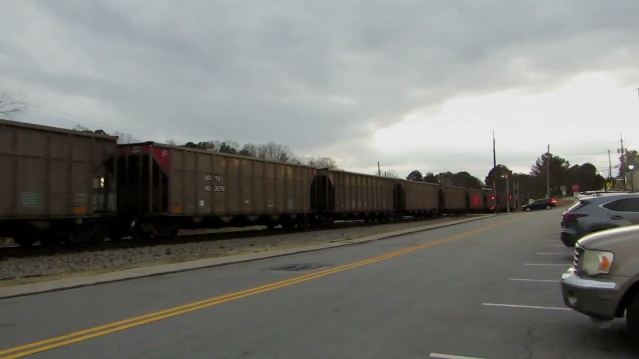 CSX Empty Coal Train, Dacula, GA