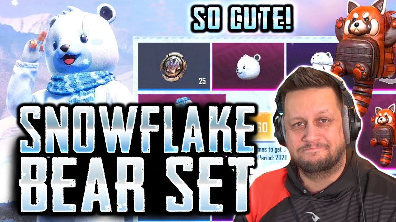 SNOWFLAKE BEAR SET - TOO CUTE!