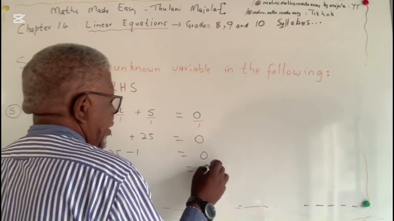 14.16 Linear Equations