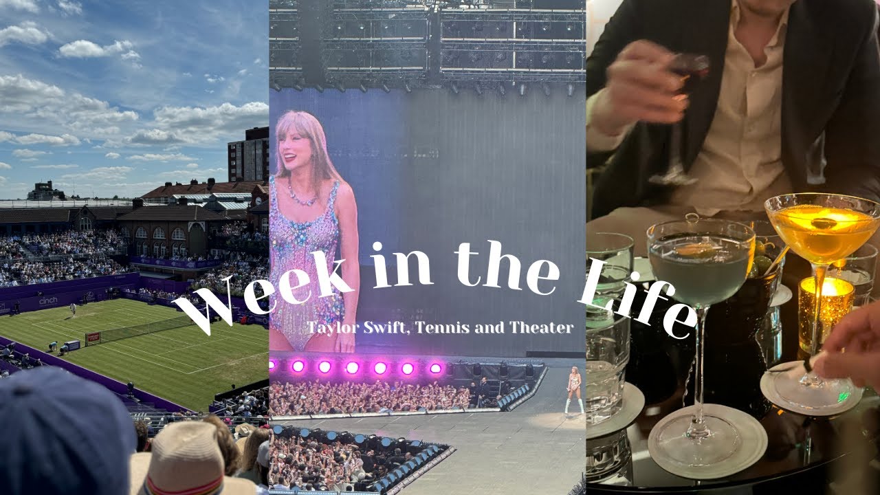 A week in my Life | Taylor Swift, Tennis and Tom Holland in a week