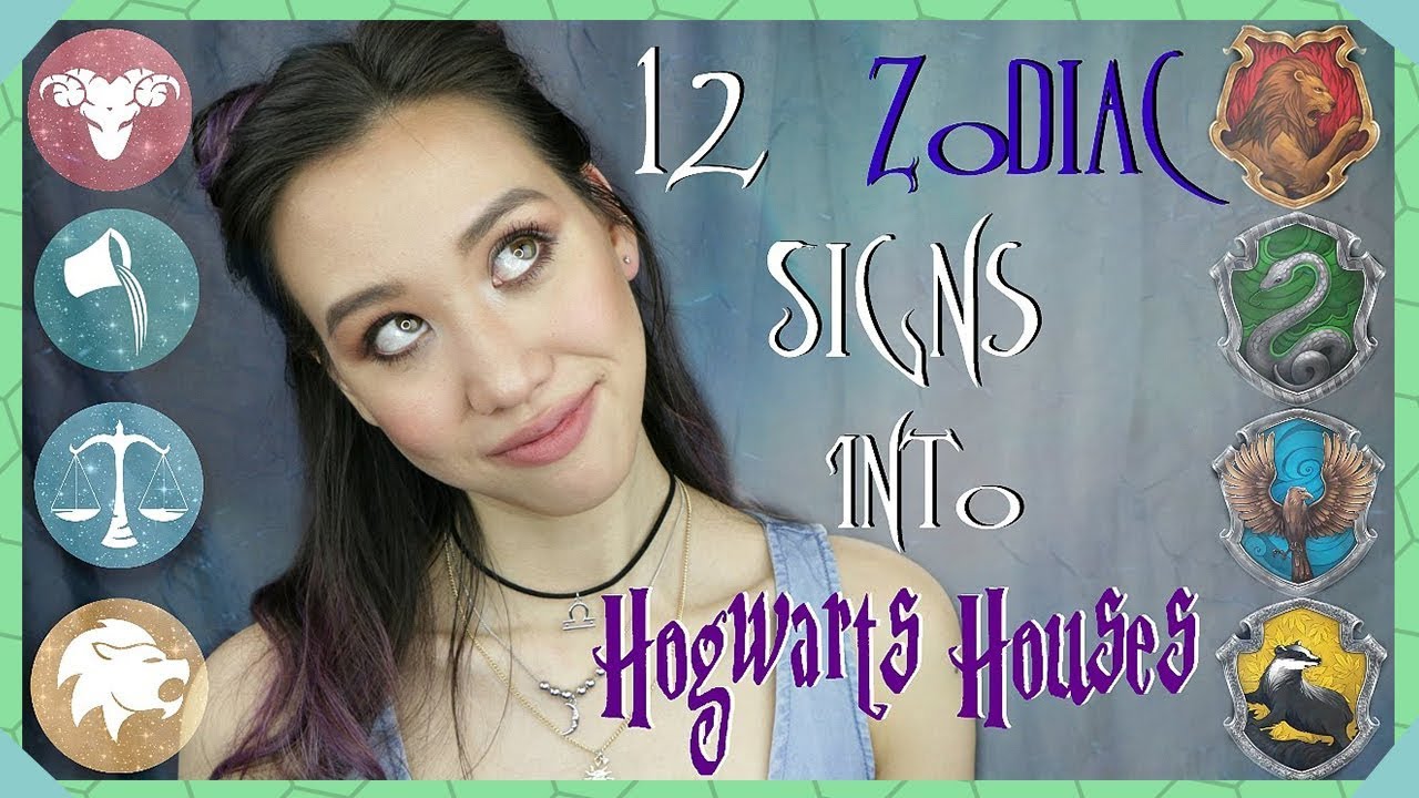 ZODIAC SIGNS INTO HOGWARTS HOUSES 🌌