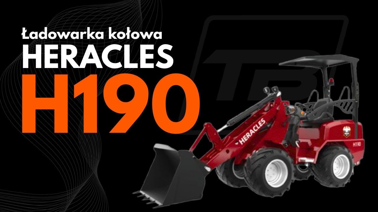 💥 Ładowarka Kołowa HERACLES H190  💥 – Silnik Yanmar  17,7 kW / 25 KM