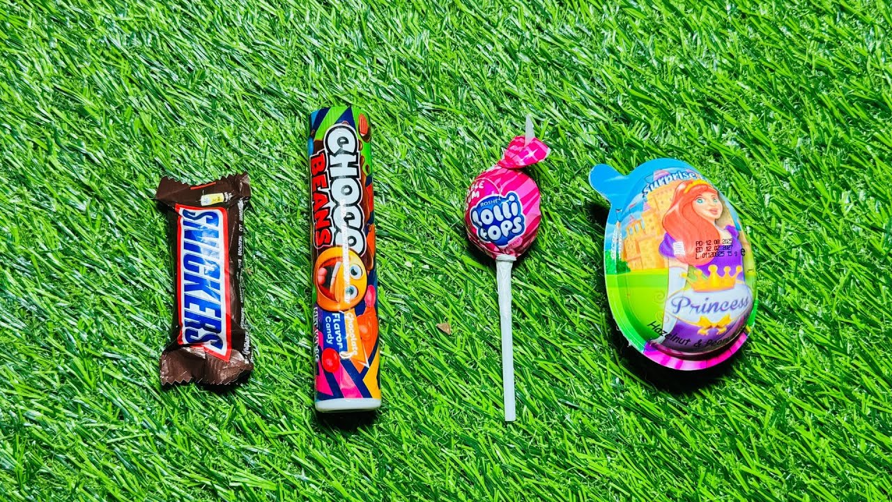 ASMR Colorful Candy Madness 🍭 | Kinder Surprise, Lollipops & Chocolate Unwrapping Sounds