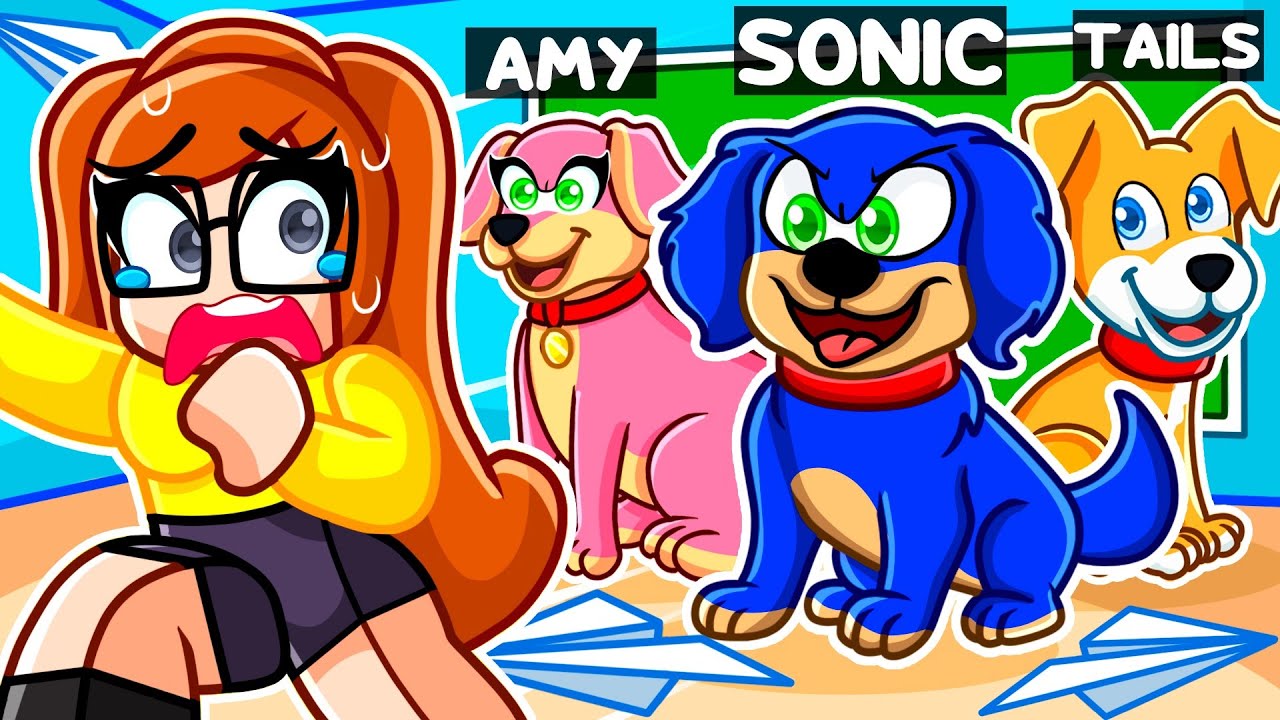 Pranking My Teacher as DOGS in Roblox…