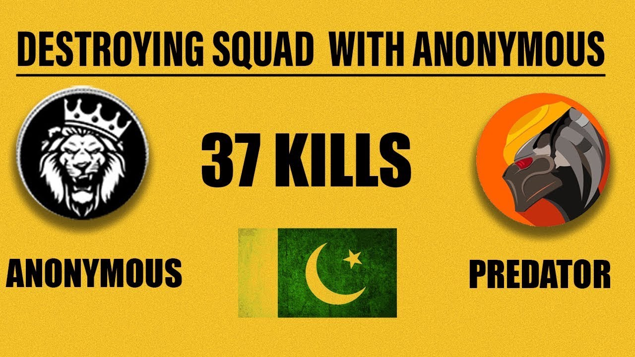 Destroying Squads With Anonymous - 37 Kills Duo vs Squads. Predator