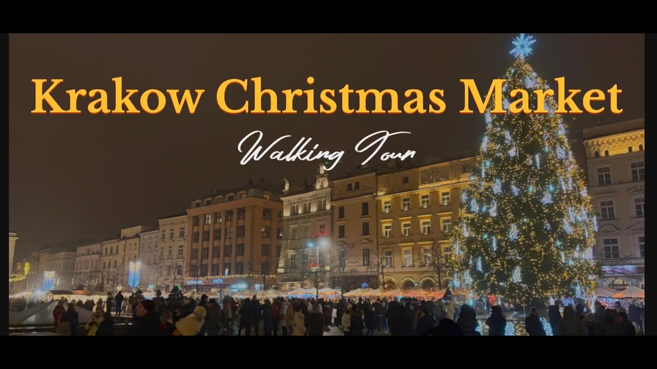 Krakow Christmas Market - Walking Tour 🇵🇱