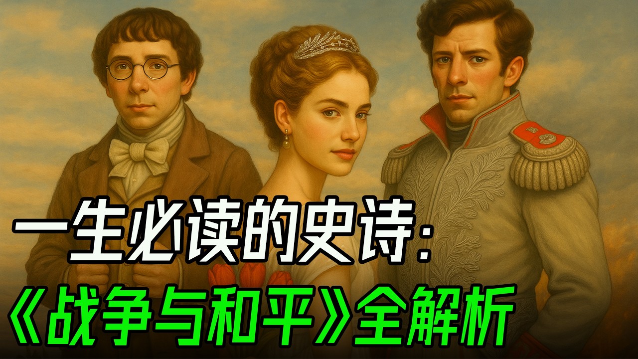 托爾斯泰的巔峰之作：《戰爭與和平》為何能稱為俄羅斯的民族史詩？解密《戰爭與和平》中四大家族與人性博弈！#戰爭與和平 #WarAndPeace #托爾斯泰 #Tolstoy #俄羅斯文學