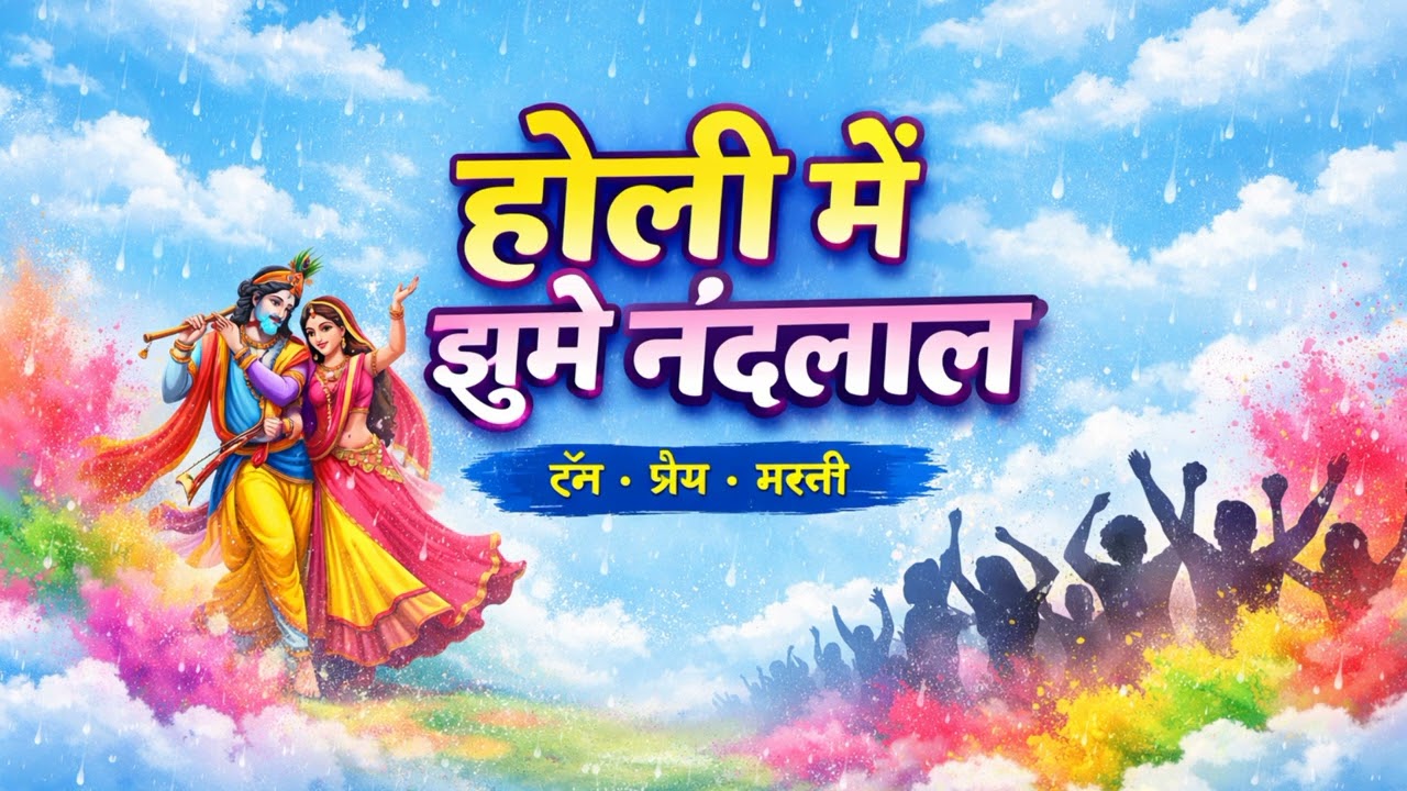 होली में झूमे रे नंदलाल - एक नया स्पेशल गीत