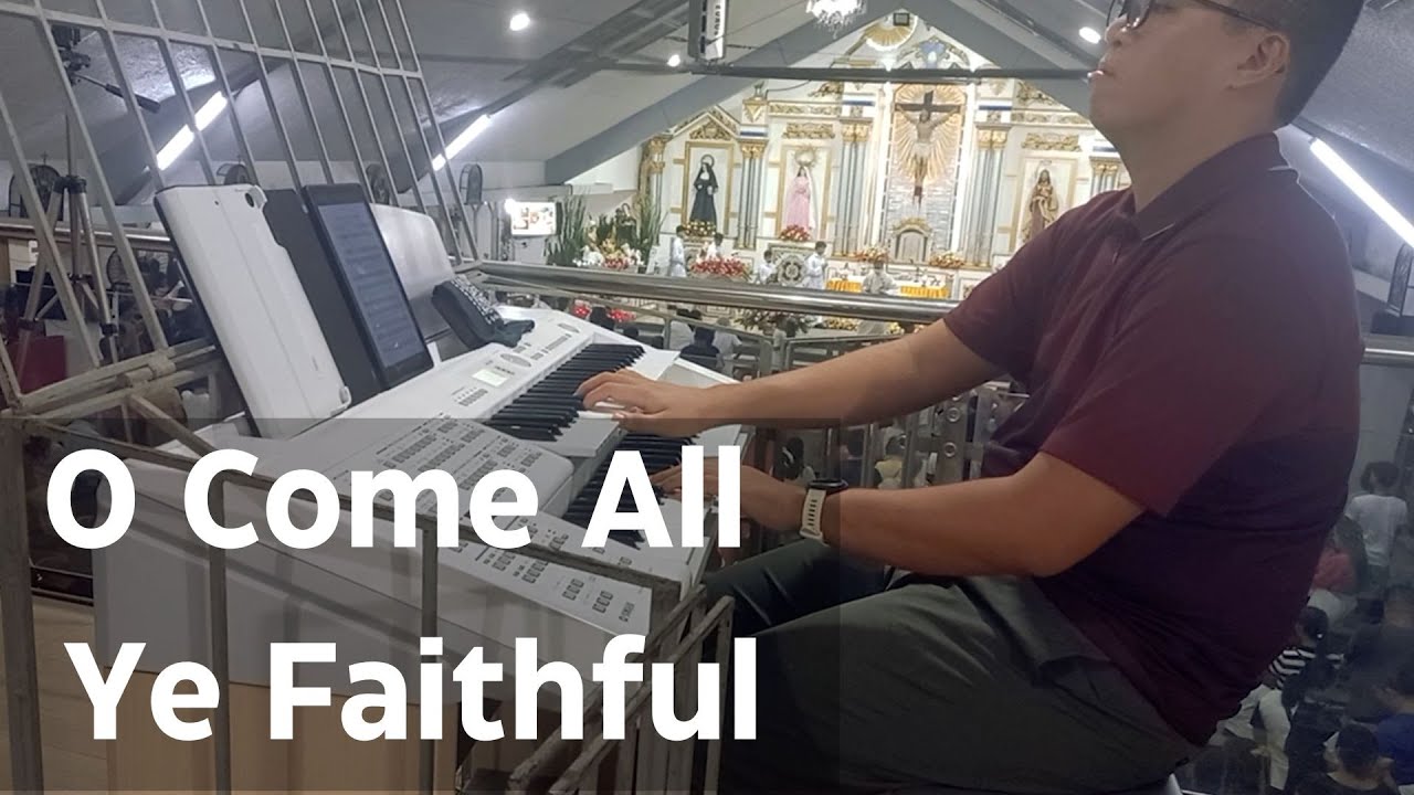 O Come, All Ye Faithful played on Yamaha Electone STAGE ELB-02