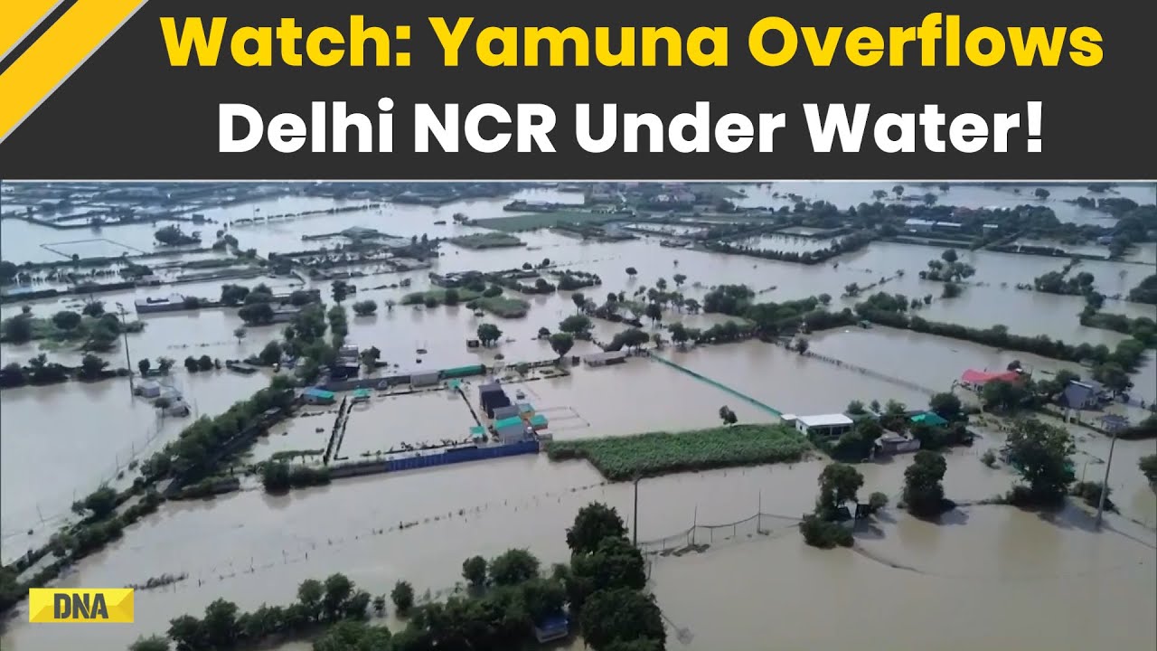 Delhi Flood: Yamuna Water Level Rises And Overflows, Parts Of Delhi NCR Submerged Amid Heavy Rain