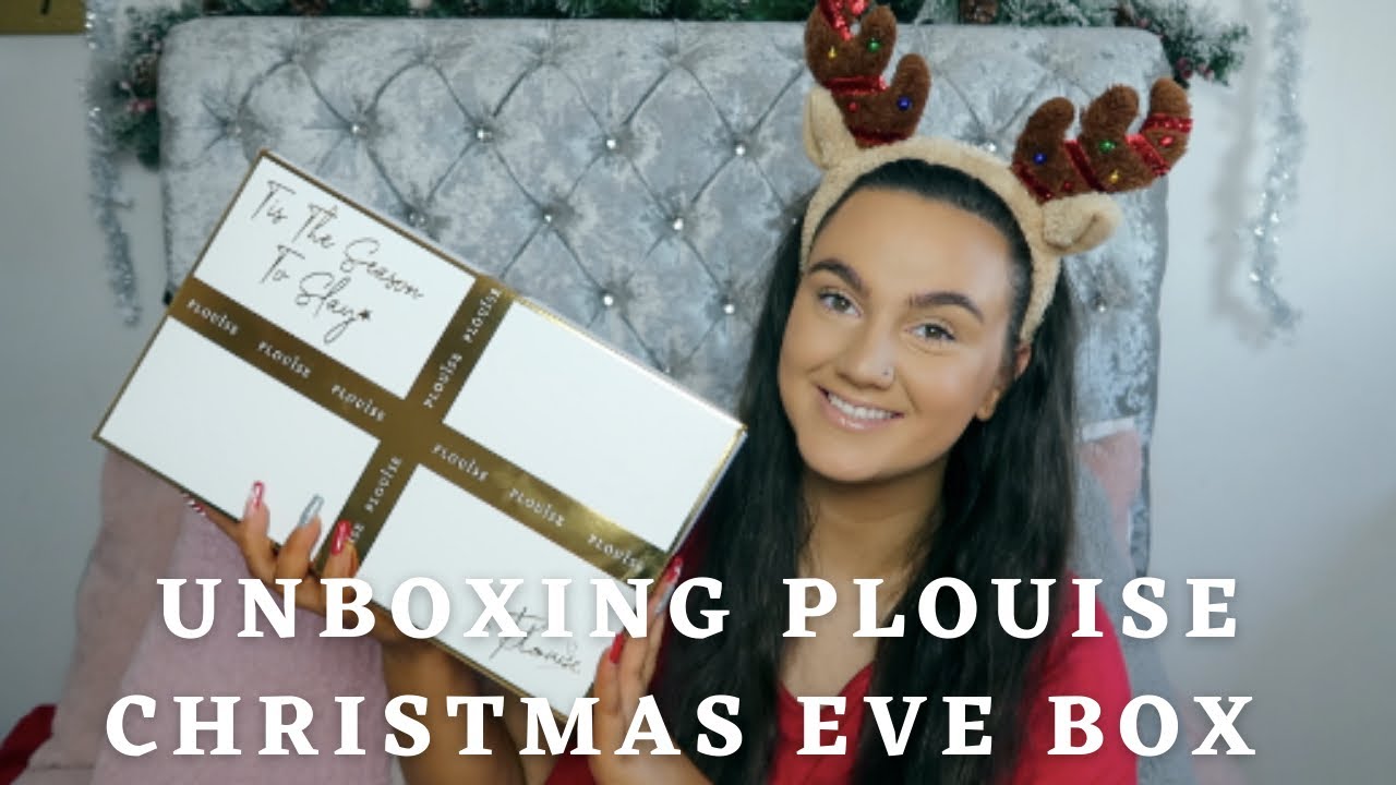 Plouise Christmas Eve Box Unboxing | 24 Days of Christmas | Vlogmas | Caitlin Sinnett