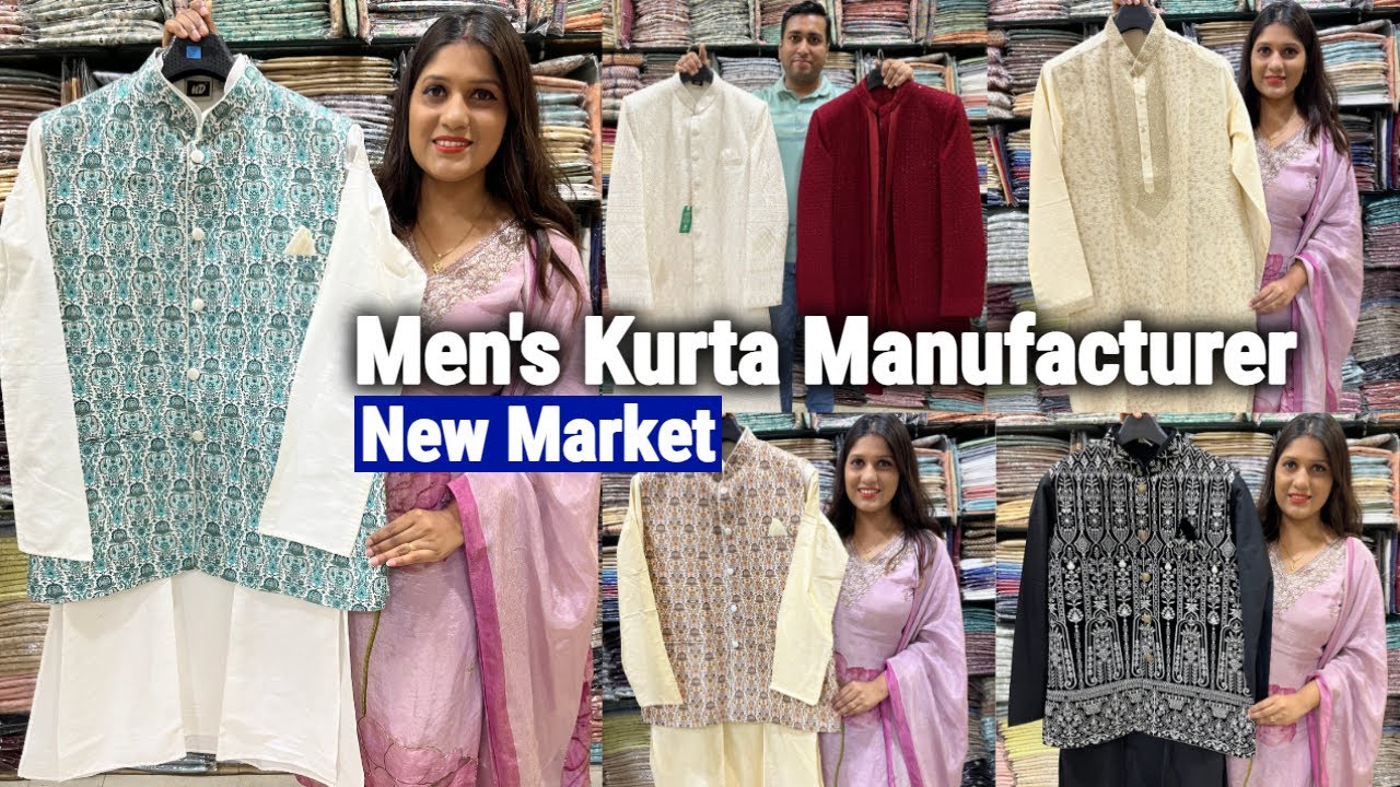 Wedding Men's Kurta & Sherwani Shop in Kolkata New Market | Nite N Day Latest Kurta Designs