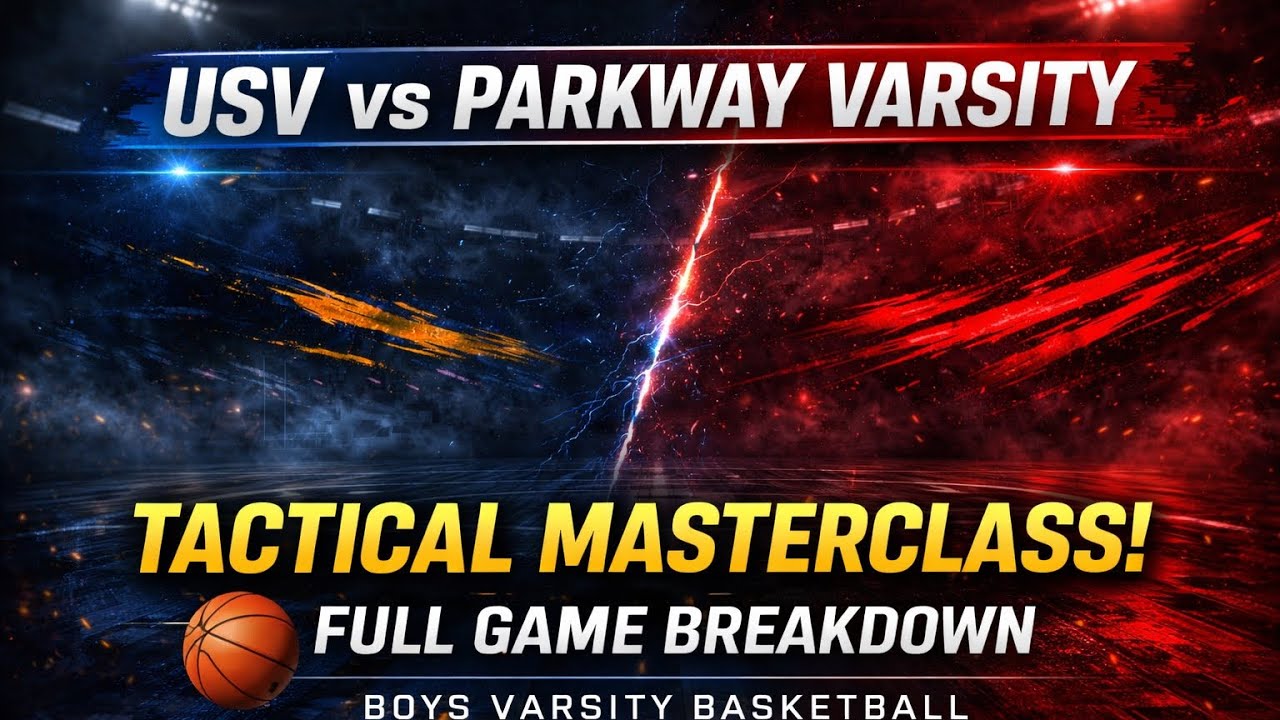 USV vs Parkway Varsity — Tactical Masterclass! 🏀🔥 Full Game Breakdown | Boys Varsity Basketball