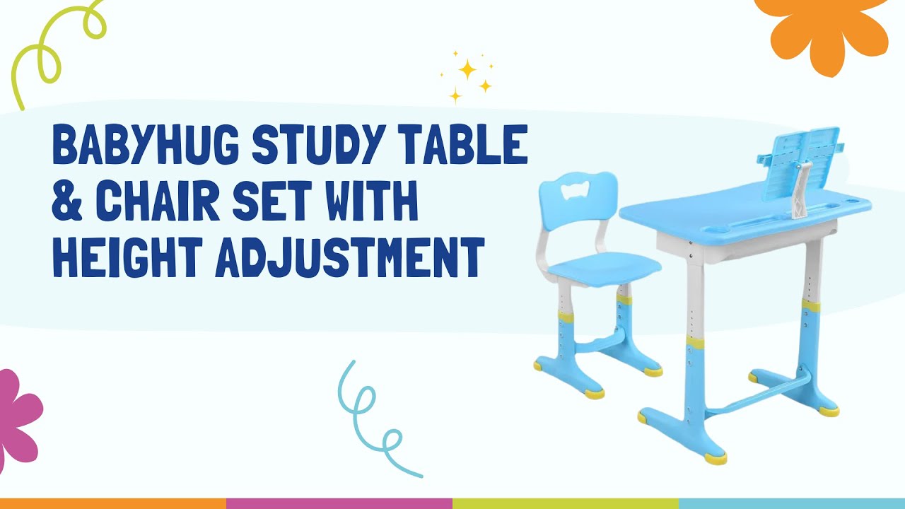 How to Assemble Babyhug Study Table & Chair? | Step-by-Step Guide | Full Assembly Tutorial
