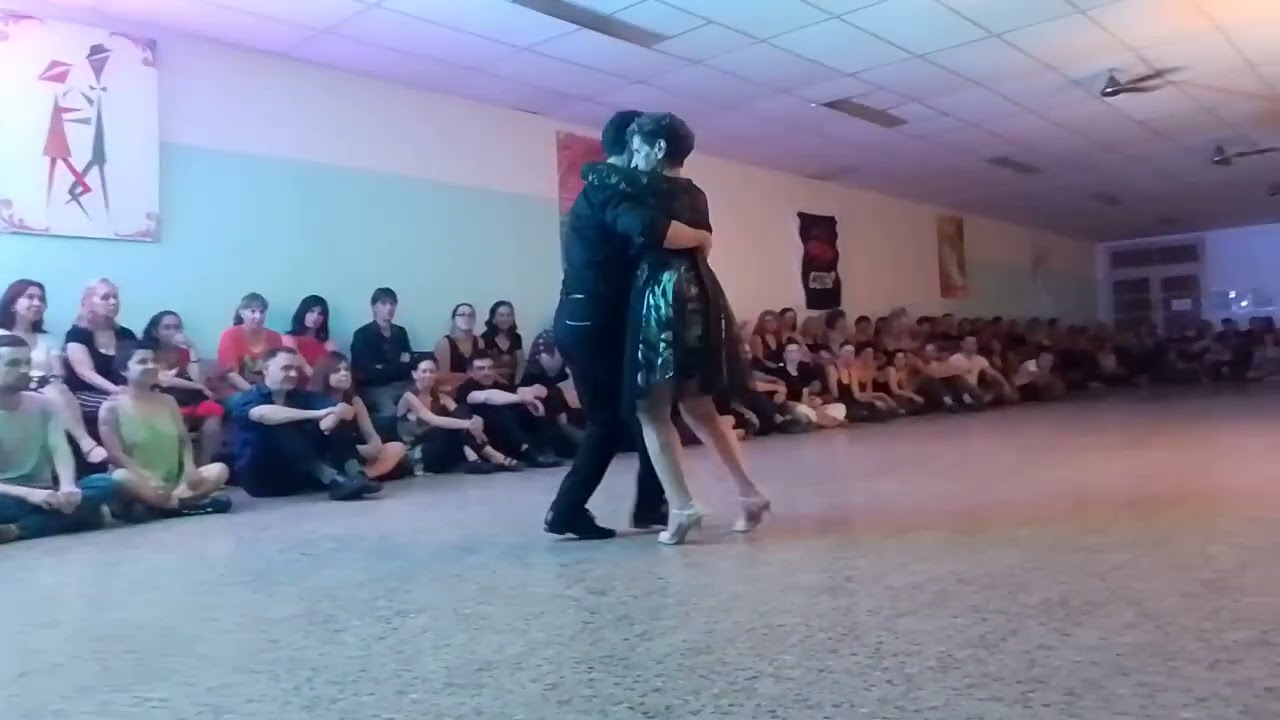 Coca Cartery y Pablo Giorgini en la Milonga de la Uni 2/3. 1/12/2023