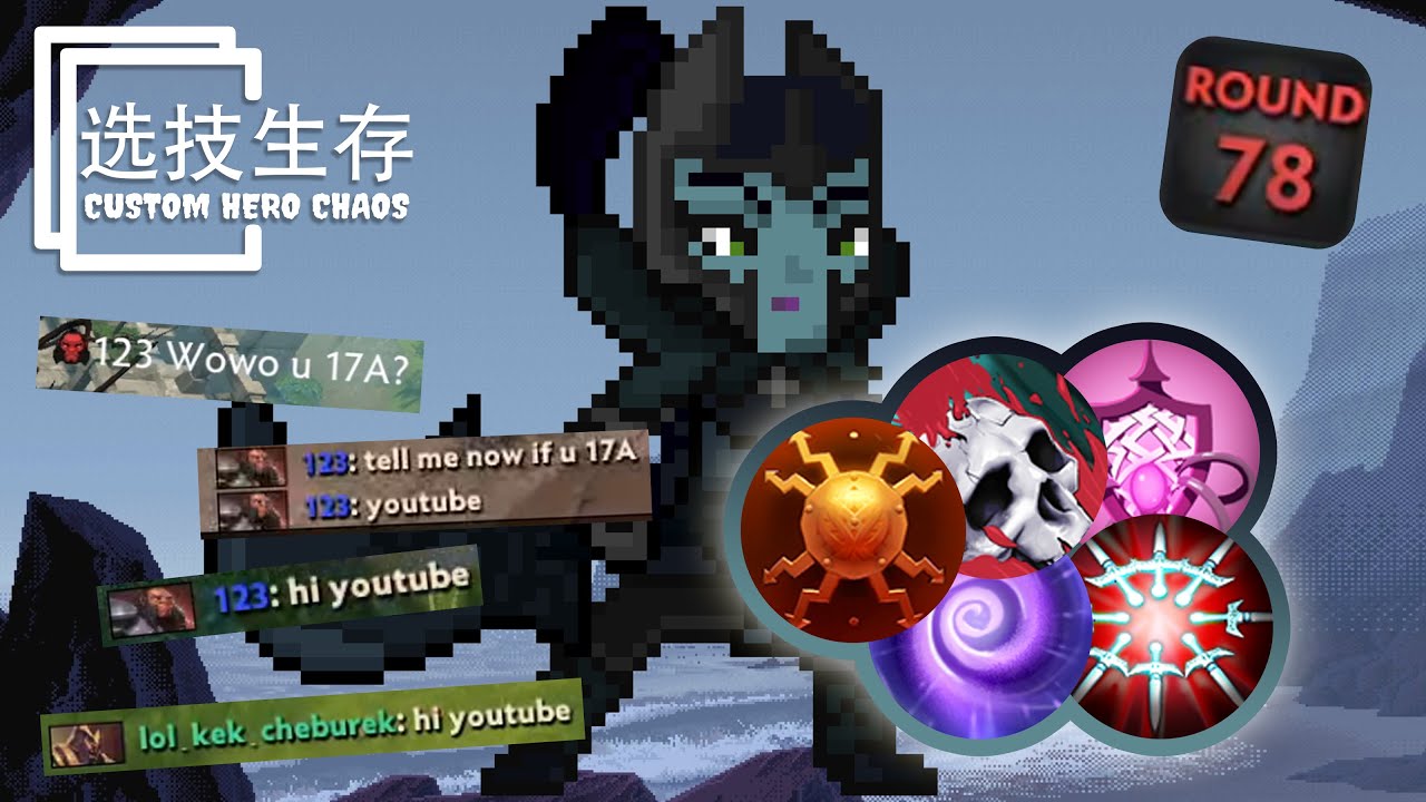 Phantom Assassin Round 78 Best Skill Combo - Dota 2 Custom Hero Chaos