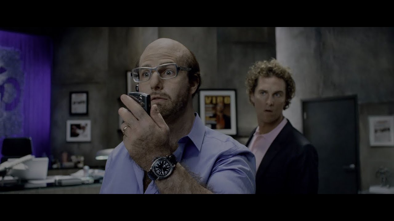 Tropic Thunder (2008) - Les Grossman vs. Flaming Dragon - First Call