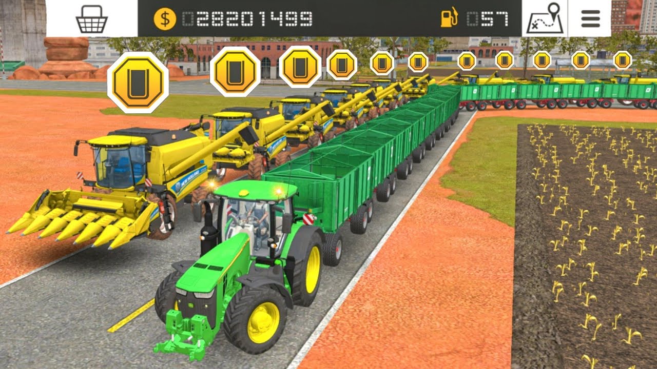 Mega Corn Challenge With New Holland Harvester In Fs18 | Fs18 Multiplayer Gameplay | Timelapse |