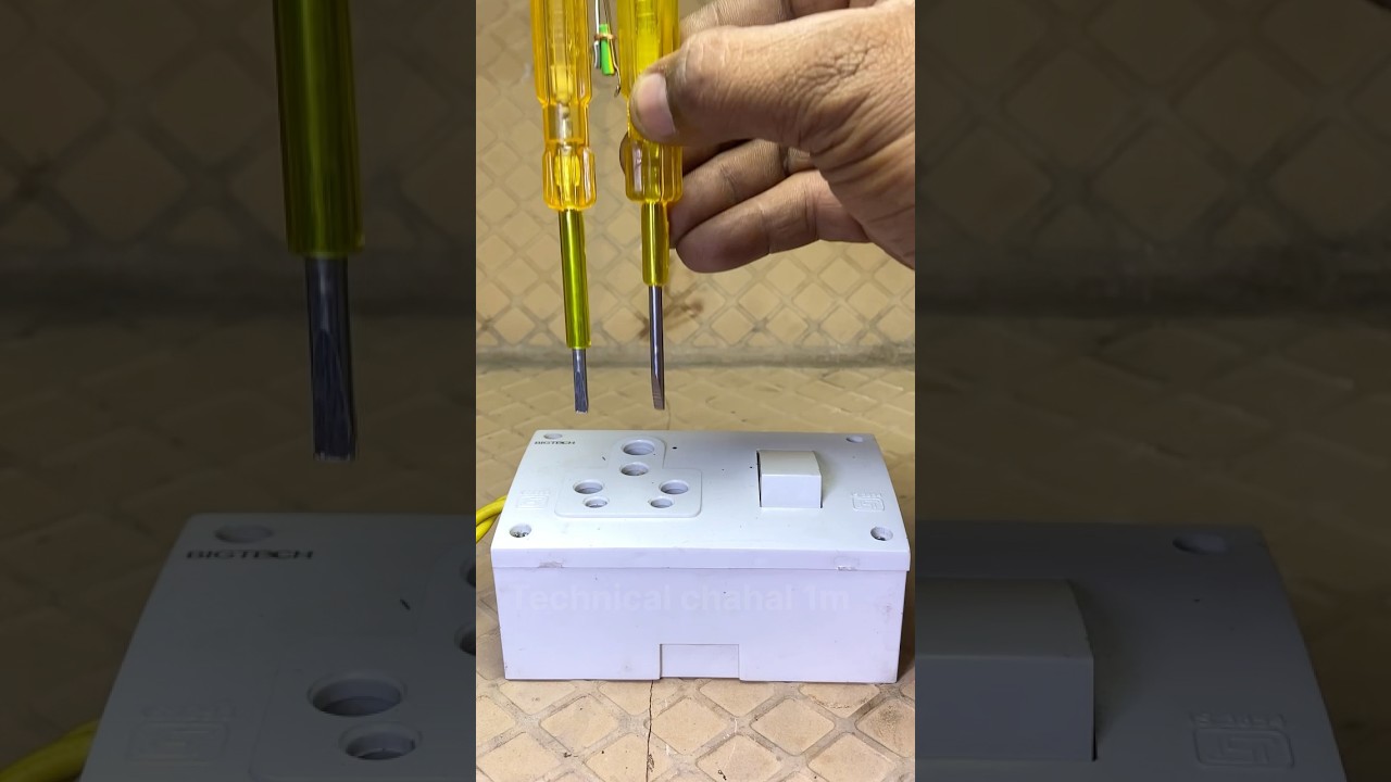 What Happened When I Connected Two Power Tools to Phase and Neutral? #experiment #electrical #shots
