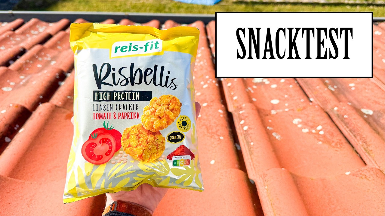 Reis-Fit Risbellis - Tomate & Paprika Linsen Cracker (High Protein) | SNACKTEST