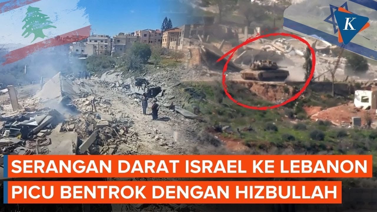 Israel Mulai Serangan Darat ke Lebanon, Bentrok Sengit dengan Hizbullah
