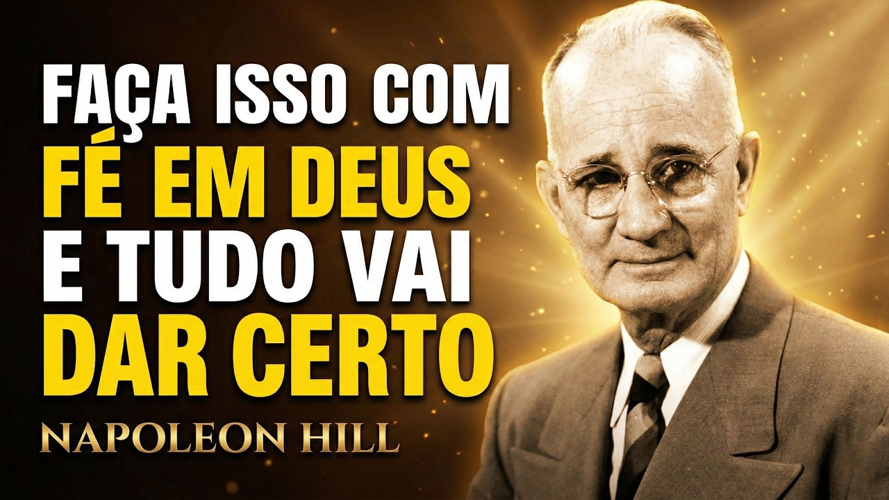 NESTA MANHÃ TUDO VAI DAR CERTO SE VOCÊ NÃO DESISTIR | DEUS - NAPOLEON HILL #leidaatração #riqueza