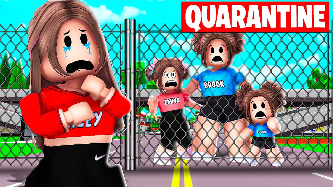 Семья Брука находится на карантине в Roblox Brookhaven!!