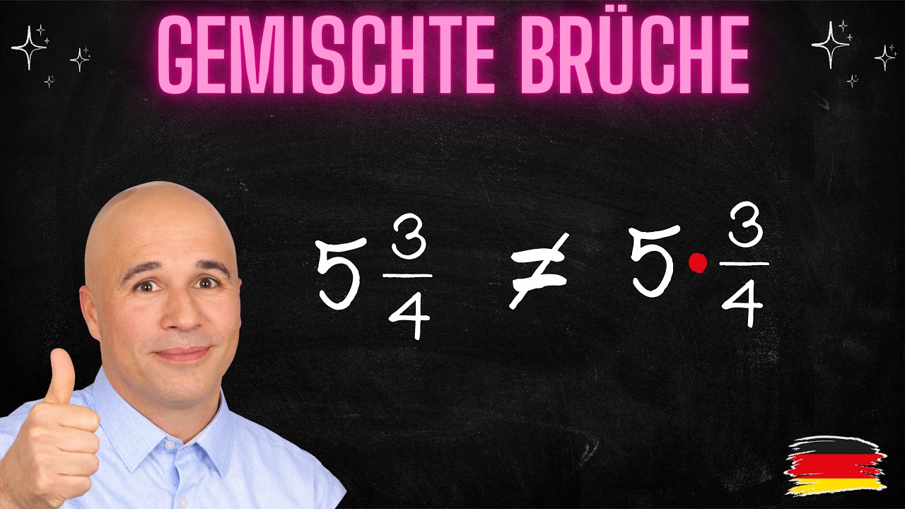 GEMISCHTE BRÜCHE einfach erklärt | #9 Easy Math
