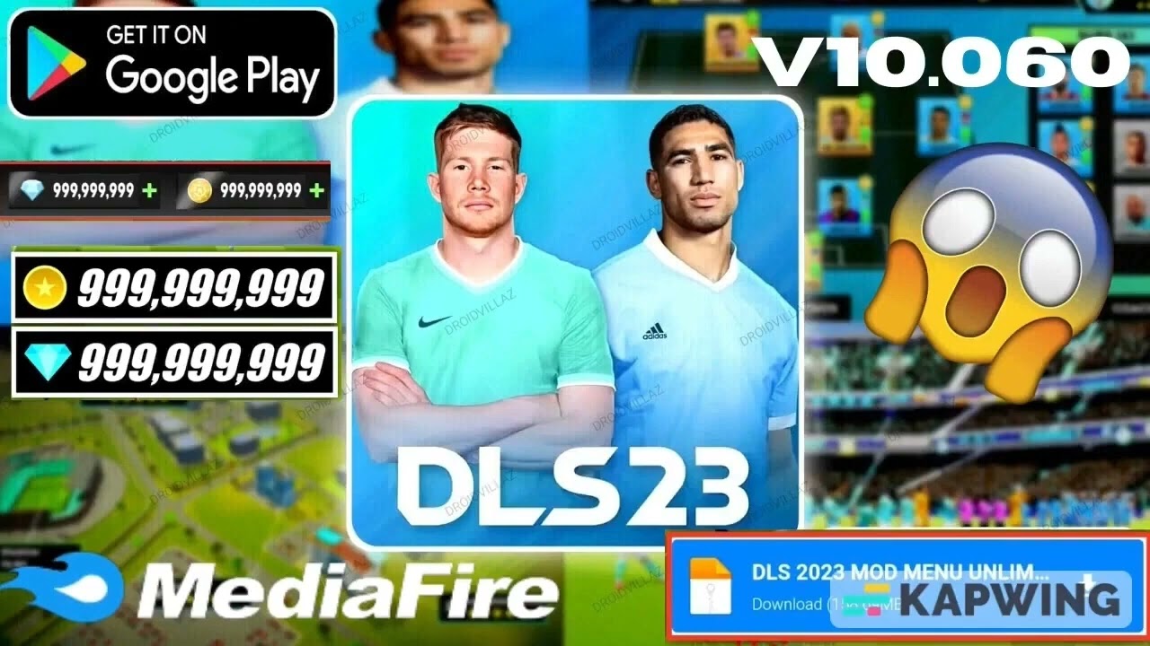 Dream League Soccer 2023 Mod APK v10.230_ DLS23.Mod Menu APK -(Unlimited Diamonds)🥳