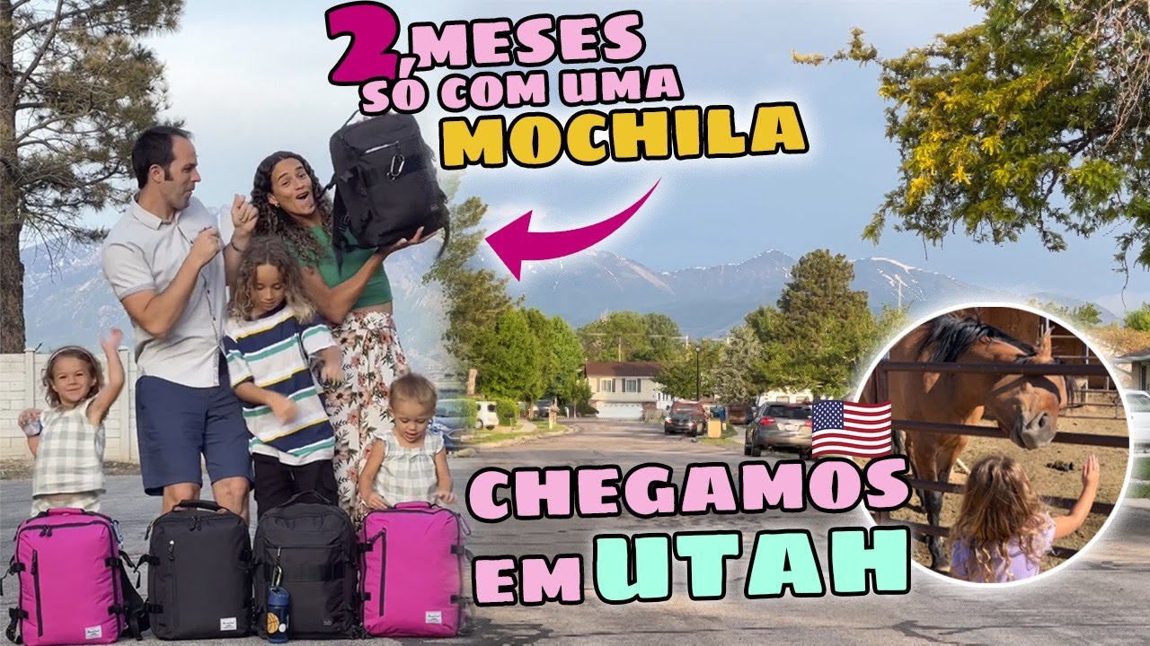 Vamos VIAJAR por 2 meses e meio na Europa e Asia! Familia em Utah e 50 anos de casados dos sogros