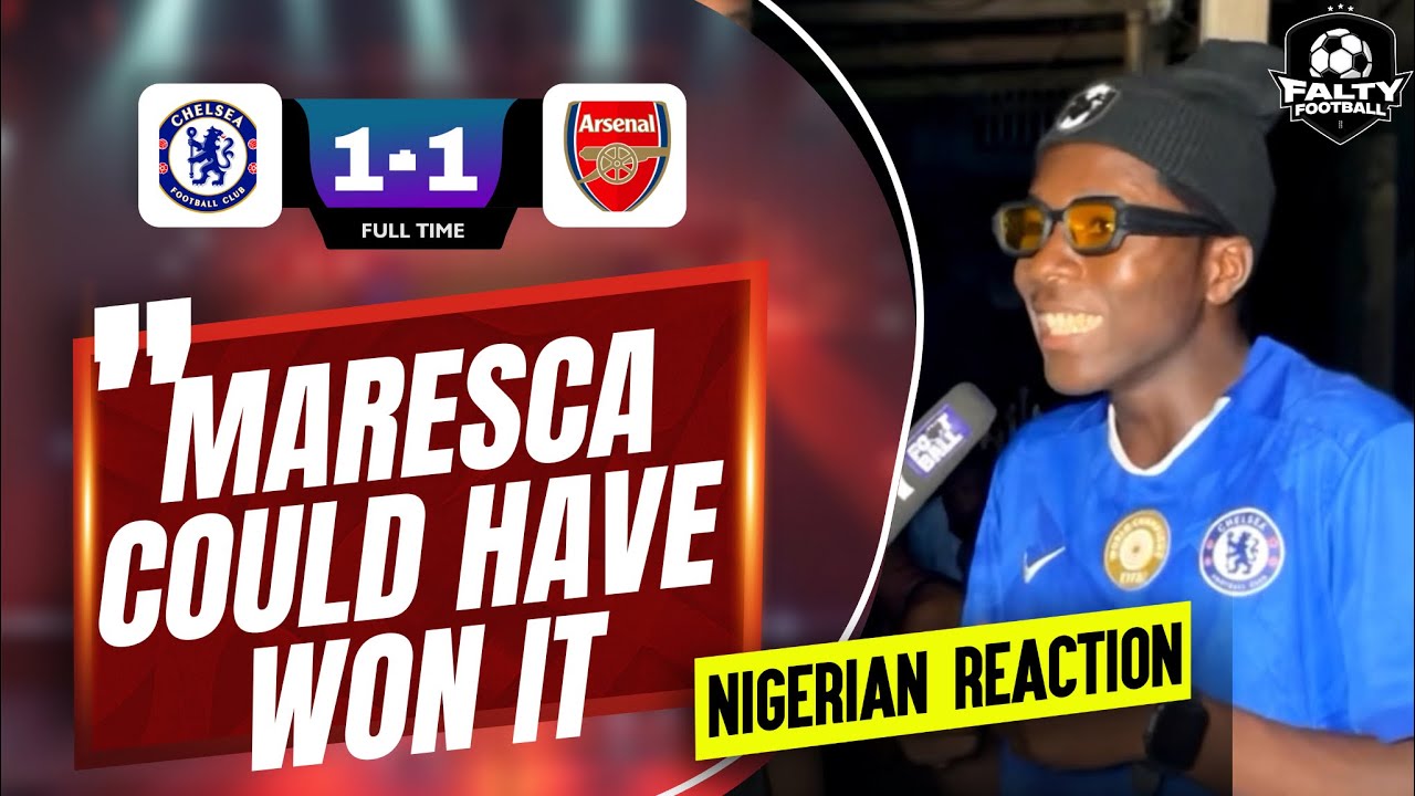 Fan Reaction l Chelsea 1-1 Arsenal  l Premier League 
