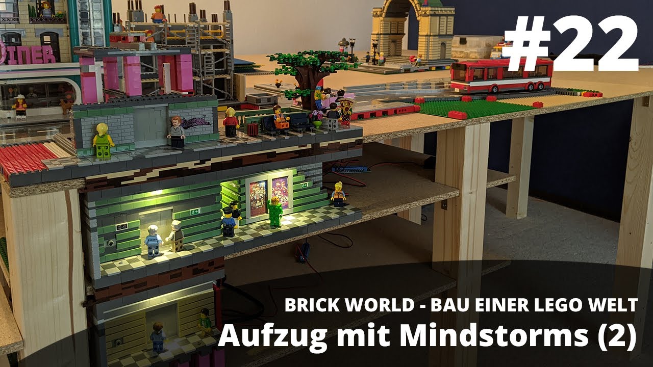 BRICK WORLD LEGO UPDATE (22) • Aufzug mit Mindstorms (2) / 500 Abonnenten Special