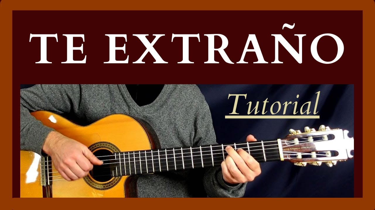 💔 Tutorial TE EXTRAÑO 🎸 Como tocar en GUITARRA 🎵 Acordes, Ritmos, Letra _ Bolero ARMANDO MANZANERO