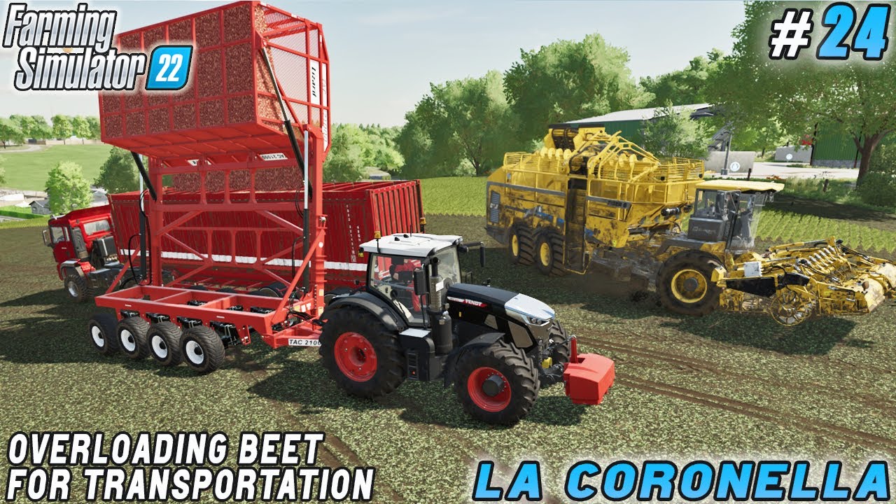 Finished sugar beet harvesting, fertilizing and plowing | La Coronella Farm | FS 22 | Timelapse #23