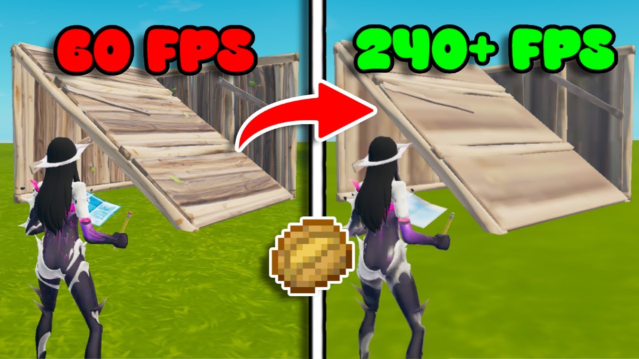 How to get POTATO GRAPHICS in Fortnite! (FPS BOOST)