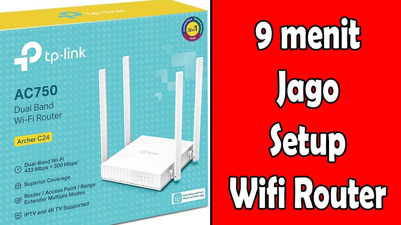 Cara Setting Wifi Router TP-Link AC750 Archer C24 sebagai Range Extender